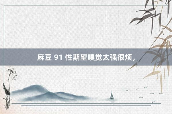 麻豆 91 性期望嗅觉太强很烦,