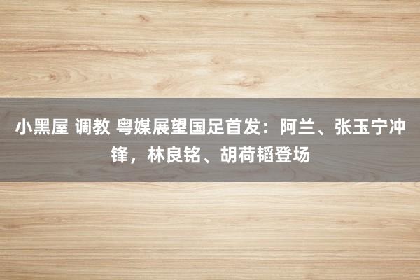 小黑屋 调教 粤媒展望国足首发：阿兰、张玉宁冲锋，林良铭、胡荷韬登场
